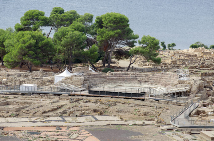 Archaeological excavations of the ancient city.